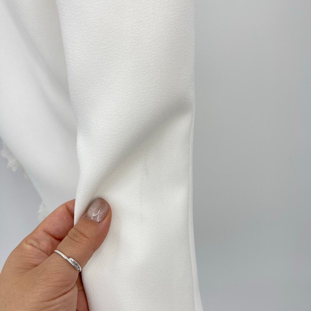 Elegant White Strapless Maxi Dress - Picture 14 of 16